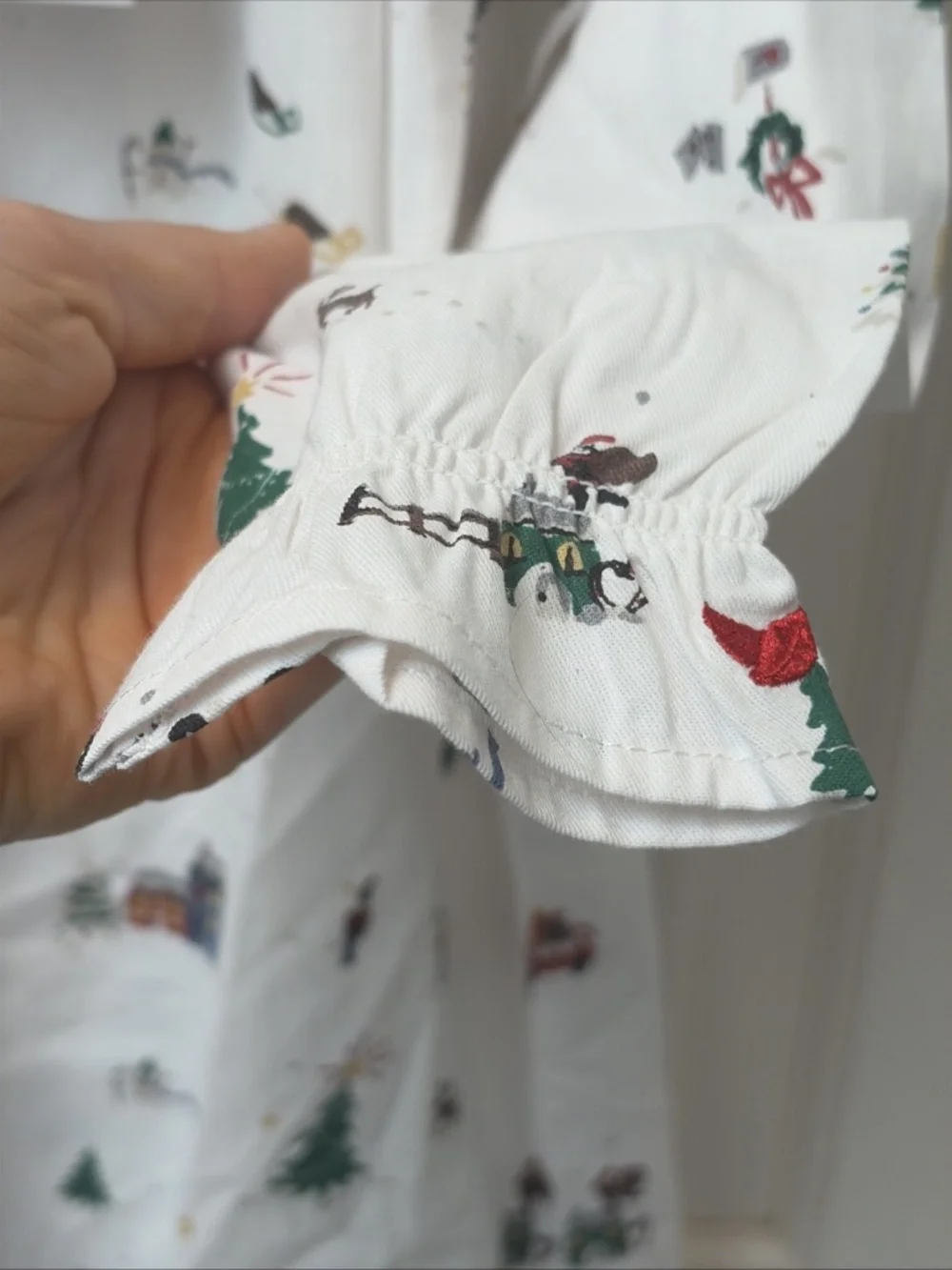 NWT Petite Plume 3T Twill Delphine Holiday Christmas Nightgown 100% Cotton